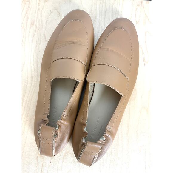 Everlane Women's The Day Loafers in Camel Brown Leather Size 8 - Picture 5 of 9